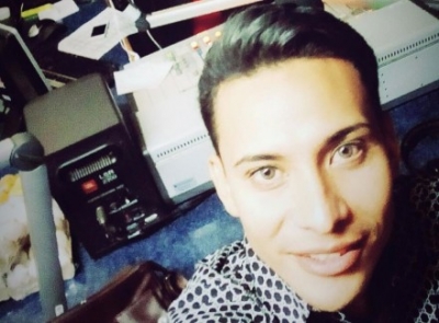 Juan Manuel Calderón, locutor de la estación de radio “La Caliente”, de la ciudad de Tepic.