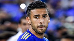 Eduardo "Toto" Salvia, jugador de Boca Juniors.