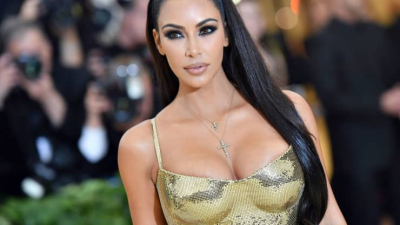 Kim Kardashian llega a la Met Gala 2018 el 7 de mayo de 2018 en el Museo Metropolitano de Arte de Nueva York.