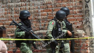 Fuerzas de seguridad en Irapuato, Guanajuato, México, el 6 de junio de 2020.