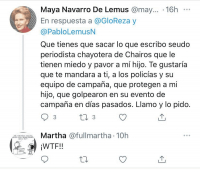 MC acusa golpeteo político tras controversia entre la madre de Lemus y periodista