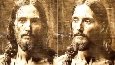 Midjourney creó una imagen realista de la apariencia de Jesús, basándose en las marcas del sudario de Turín. Imagen creada por inteligencia artificial