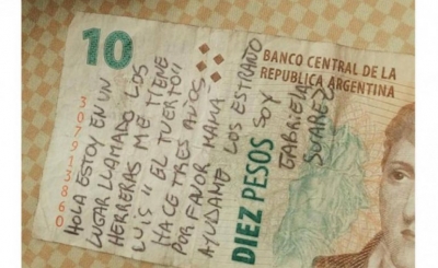 Se aclaró el misterio del billete escrito por una joven desaparecida