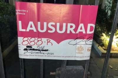 Tras la clausura del Bar Plo, en la Colonia Americana, siguió la clausura de Aguafuerte Bar, en ambos casos por exceder el límite de ruido.