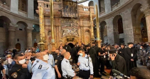 Palestinos condenan prácticas de la ocupación israelí en la Iglesia del Santo Sepulcro