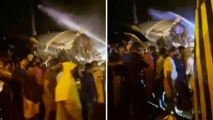 Vuelo Air India Express accidentado en el aeropuerto de Calicut