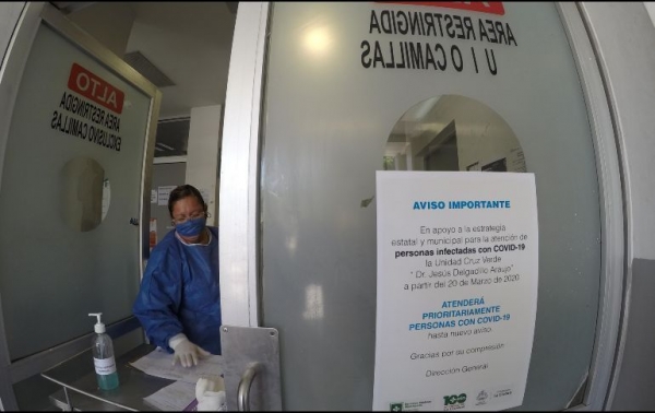 En Guadalajara, la Unidad Médica Dr. Jesús Delgadillo Araujo de la Cruz Verde está enfocada en brindar atención a pacientes con COVID-19.