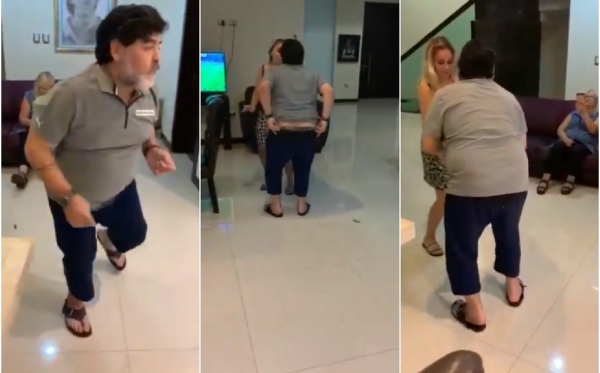 De la mano de Dios, al lamentable baile de Maradona sin ropa interior