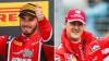 El piloto australiano Joey Mawson y la leyenda de la Fórmula 1, Michael Schumacher.