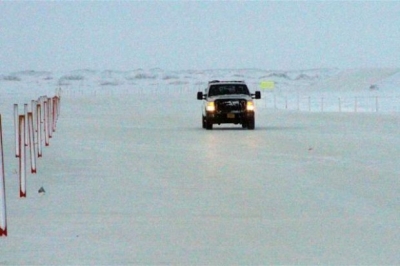 Una estadounidense circulaba en camioneta con su marido muerto conservado en hielo
