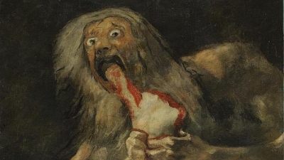 Saturno devorando a un hijo, de Francisco de Goya