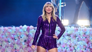 Taylor Swift durante un concierto en el teatro Hammerstein Ballroom de Nueva York (EE.UU.), el 10 de julio de 2019.