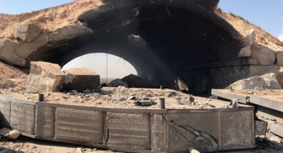 Publican primeras imágenes de las consecuencias del ataque de EEUU en Siria