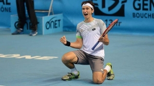 Stakhovsky, durante un partido