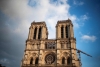 Las torres de la Catedral de Notre Dame de París se muestran en París el 7 de marzo de 2024.