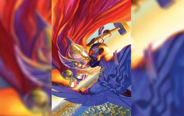 Sorprende Marvel con beso entre Thor y el Capitán América