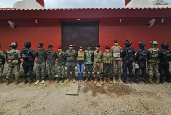 Tras el enfrentamiento en Huitzontla, Michoacán, fueron aprehendidos nueve integrantes del &#039;CJNG&#039;, informó en redes sociales Omar García Harfuch, titular de la SSPC.