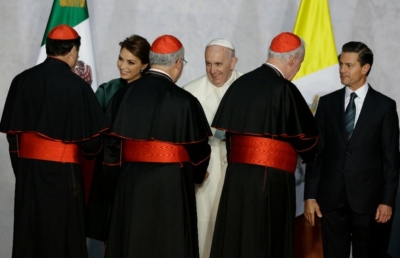 El Papa Francisco en Palacio Nacional
