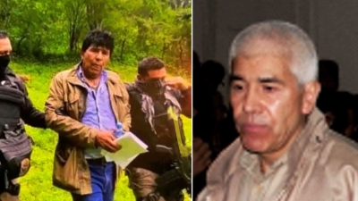 Agentes escoltan a Rafael Caro Quintero, en el estado de Sinaloa, México, 15 de julio de 2022.