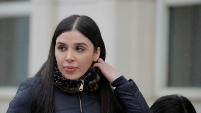 Emma Coronel, esposa de Joaquín 'El Chapo' Guzmán, en la Corte de Brooklyn, el 12 de febrero de 2019