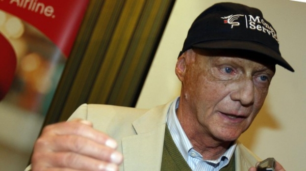 Niki Lauda, durante una rueda de prensa - 