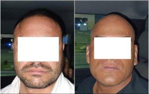 Los aprehendidos se identificaron como José Ortega “N”, de 35 años, y David “N”, de 39 años; fueron llevados ante un agente del Ministerio Público para declarar.