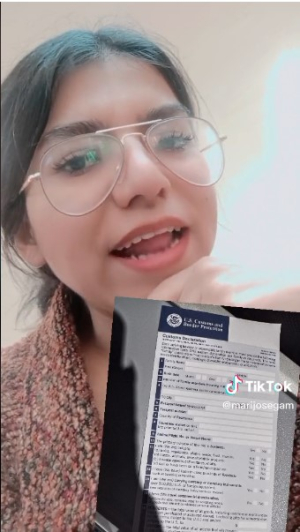 Una 'tiktoker' mexicana compra un vuelo para Chiapas pero termina en EE.UU. sin pasaporte ni visado