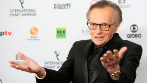El presentador estadounidense, Larry King.