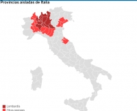 Italia decreta el aislamiento de 16 millones de personas en el norte del país por el coronavirus