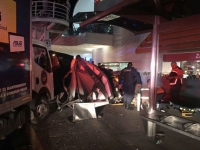 Una de las lesionada manifestó tener 36 semanas de embarazo, fue trasladada a la cruz verde norte para su atención médica.