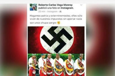 El mensaje publicado por Carlos Vega Monroy