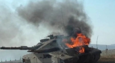 Atascados en el sur: Las fuerzas de ocupación israelíes siguen sin poder alcanzar el tanque donde murieron cuatro soldados, incluido el comandante del batallón 52.º