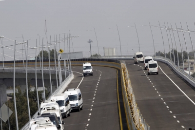 Paso elevado de la carretera Ciudad de México a Puebla