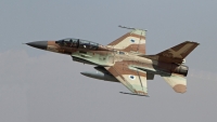 Imagen ilustrativa / Un F-16B Netz de la Fuerza Aérea de Israel.