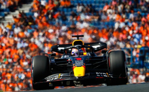 Max Verstappen, jaleado por su afición den Zandvoort