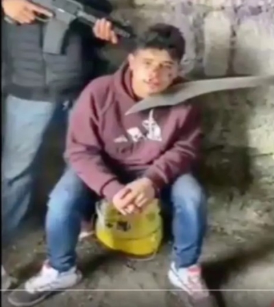 CJNG interroga a jovencito y lo descuartiza vivo por ser sicario de La Familia Michoacana
