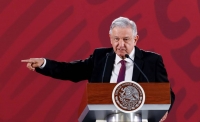 López Obrador durante una de sus conferencias matutinas.