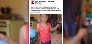 El anuncio publicado en la red ANUMEX Saltillo.