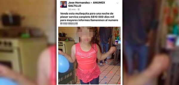El anuncio publicado en la red ANUMEX Saltillo.