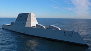 El mayor destructor de la Marina de EE.UU. zarpa para su primera prueba