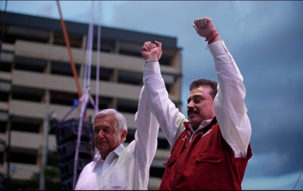 López Obrador confía en que el domingo de la próxima semana estará festejando el triunfo de su movimiento.