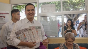 Roberto Sandoval, en Tepic en junio de 2017