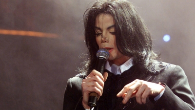 Michael Jackson en el teatro Apollo de Londres, el 7 de marzo de 2001.