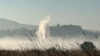 Nube de vapores por fuga de gasolina en un ducto de Pemex que fue “ordeñado”, en Tololotlán, municipio de Tonalá