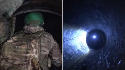 Operativo histórico: 800 militares rusos pasan 4 días en una tubería de gas para atacar al enemigo