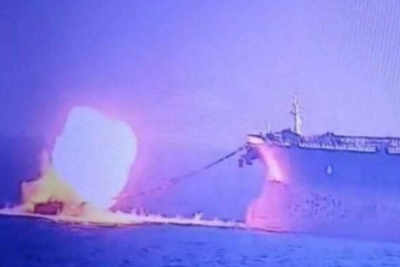 Misil iraní destruye barco saudí mientras intentaba robar petróleo yemení