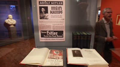 Ejemplares de 'Mein Kampf' en una exposición en el Museo Histórico de Alemania, en octubre de 2010.