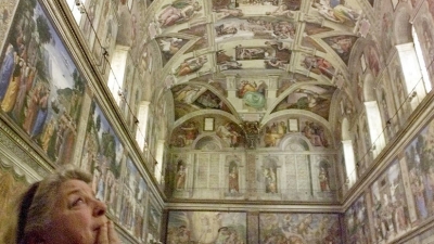 Vista de la Capilla Sixtina, en el Vaticano.