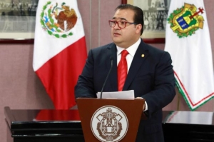 El gobernador de Veracruz, Javier Duarte de Ochoa (PRI)