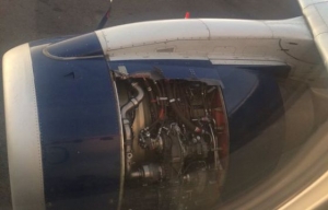 Turbina del motor sin cubierta